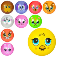 Мячик резиновый, микс цветов, в кульке, MS 0249-1 Мячик резиновый, микс цветов, в кульке, MS 0249-1