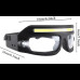 Защитные очки LED COB BL HP 2608 led с подсветкой для ремонта Защитные очки LED COB BL HP 2608 led с подсветкой для ремонта