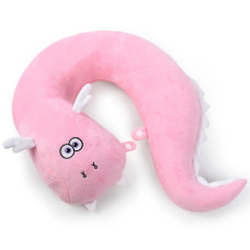 Подушка подголовник Дракон Лили FWPDGNLILY23PK000 розовая 37 см