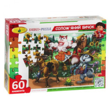Пазлы "Соломенный бычок", 60 дет