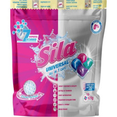 Средство для стирки в капсулах "Sila" 12шт*21г/252г Средство для стирки в капсулах "Sila" 12шт*21г/252г