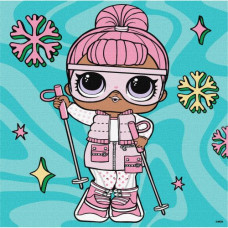 Картина по номерам "L.O.L. Surprise! Winter chill. Snow Bunny" 25х25 см Картина по номерам "L.O.L. Surprise! Winter chill. Snow Bunny" 25х25 см