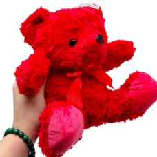 МЯГКАЯ ИГРУШКА ЦВЕТНОЙ МИШКА 20 СМ (КРАСНЫЙ)