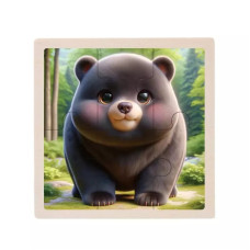 Детский деревянный пазл-вкладыш Детский деревянный пазл-вкладыш