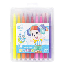 Детский набор фломастеров 215-18(Blue) 18 цветов