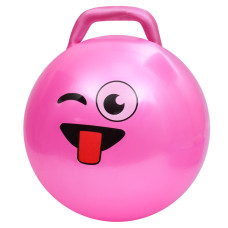 Мяч для фитнеса Смайл MS 4856(Pink) 45 см, с ручкой, 300 г