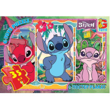 Пазли ТМ "G-Toys" із серії "Stitch", 35 ел., GP-SC604 Пазли ТМ "G-Toys" із серії "Stitch", 35 ел., GP-SC604