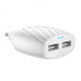Зарядное сетевое HOCO C78A Highway 2USB 2.4A Lightning Белый
