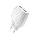Зарядное сетевое HOCO C78A Highway 2USB 2.4A Lightning Белый
