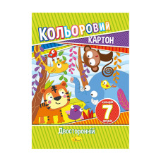 Набор цветного картона А4 АП-1102 двусторонний 7 листов (Африка) Набор цветного картона А4 АП-1102 двусторонний 7 листов (Африка)