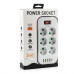 Сетевой удлинитель Power Socket D6 на 6 розеток с выключателем и LED-индикатором, 4 USB и Type-C (PD), кабель 3 м, 2500 Вт