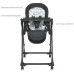 Стульчик для кормления ME 1037-B CRYSTAL Black Gold до 15 кг