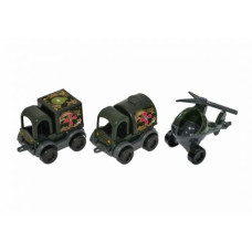 Набор машинок "Kid cars: Военная техника", 3 шт.
