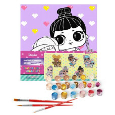 Картина по номерам "L.O.L. Surprise! TroopSurprise Honey Bun With Bunny Hun" 40х40 см
