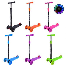 Самокат детский 4-х колесный Оранжевый