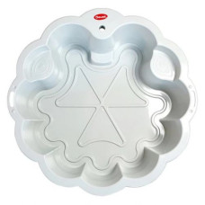 Детская песочница-бассейн "Цветок", серый, 81х81х20 см