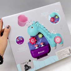 Игра для ванны "Жирафик", лиечка, в коробке (РОЗОВЫЙ)