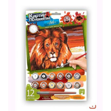 Картина по номерам "Лев" Картина по номерам "Лев"