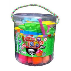 Набір креативної творчості "Тісто для ліпки "Master Do" туба, 22 кол укр, ДТ-TЛ-02-20