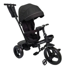 Велосипед детский трехколесный MT 1001-1 Elegant Black с родительской ручкой Велосипед детский трехколесный MT 1001-1 Elegant Black с родительской ручкой