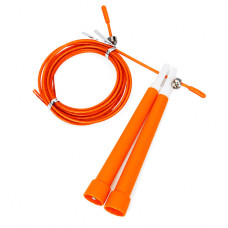 Скакалка скоростная MS 3765(Orange) 290 см, ручка пластик, веревка резина+металл Скакалка скоростная MS 3765(Orange) 290 см, ручка пластик, веревка резина+металл
