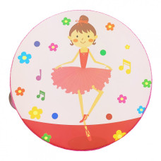 Деревянная игрушка Бубен MD 0367 15 см (Балерина) Деревянная игрушка Бубен MD 0367 15 см (Балерина)