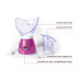 Паровая сауна для лица, ингалятор 2 в 1 Professional Facial Steamer BY-1078 Osenjie Розовая
