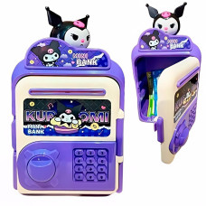 Детский сейф-копилка, от батареек, Mini Bank Kuromi / Электронная копилка / Детская копилка Детский сейф-копилка, от батареек, Mini Bank Kuromi / Электронная копилка / Детская копилка