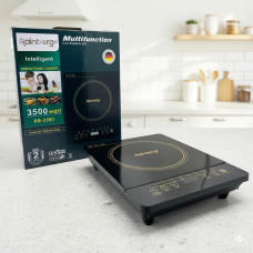 Индукционная варочная панель Rainberg RB-2281 с 1 конфоркой, портативная, мощностью 3500 Вт Индукционная варочная панель Rainberg RB-2281 с 1 конфоркой, портативная, мощностью 3500 Вт