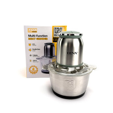 Чоппер-измельчитель DENX DX3204 с чашей 2 л. Серебристый (DX3204) Чоппер-измельчитель DENX DX3204 с чашей 2 л. Серебристый (DX3204)