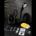 Переносной аккумуляторный душ Electric Outdoor Shower с силиконовым шлангом, 2400 mAh Черный