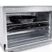 Электрическая духовка Zepline ZP-00369 60 л, 2200 Вт, с конвекцией и грилем, настольная электропечь из нержавеющей стали