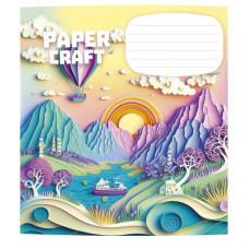 Тетрадь ученическая «Paper craft» 012-3354K-5 в клеточку, 12 листов