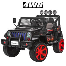 Дитячий електромобіль Jeep Wrangler 4х4, чорний