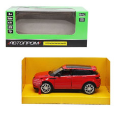 Машинка металлическая "Land Rover Range Rover Evoque HSE" из серии "Автопром" (красная)
