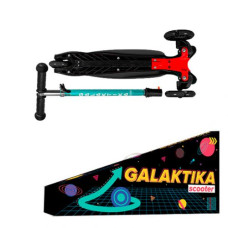 Самокат детский "Galaktika", трехколесный (красный)