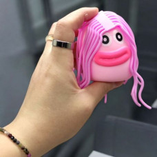 Антистресс пена "Губастый волосатик" (желтые волосы)