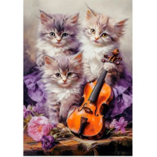 Пазлы "Музыкальные котята" 500 элементов