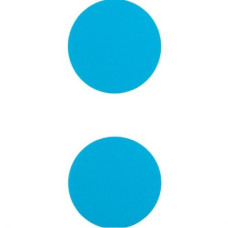 Набор значков светоотражающих, голубые