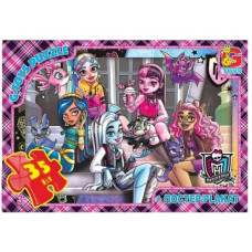Пазлы ТМ "G-Toys" из серии "Монстры Хай", 35 эл.