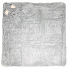 Дитячий рушник з капюшоном, розмір 80*80 см (СІРИЙ)