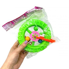 Каталка-колесо, в пакете (ЗЕЛЕНА)