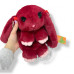 Мягкая игрушка-рюкзак "Кролик" (БОРДОВЫЙ) 25 см.