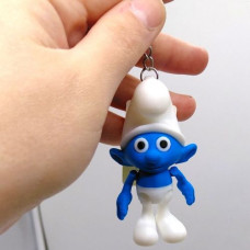 Брелок (3d печать) "SMURF BOY \ Смурф", 7.5 см Брелок (3d печать) "SMURF BOY \ Смурф", 7.5 см