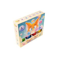 Набор пальчиковых красок 840401, 4 цвета по 60 мл, туба