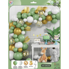 Набор воздушных шаров для создания фотозоны-арки HY-04330, 82 штуки Набор воздушных шаров для создания фотозоны-арки HY-04330, 82 штуки