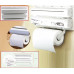 Кухонный тройной держатель Triple Paper Dispenser 3 в 1 для бумажных полотенец пищевой пленки и фольги Кухонный тройной держатель Triple Paper Dispenser 3 в 1 для бумажных полотенец пищевой пленки и фольги