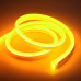 Светодиодная неоновая лента NEON 220В JL 2835-120 G IP65 герметичная 5 метров Жёлтая