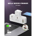 Сетевой разветвитель фильтр LDNIO SC2311 на 2 розетки 2 USB 3A + Type C