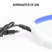 Светящийся LED ошейник для собак с USB зарядкой 50 см